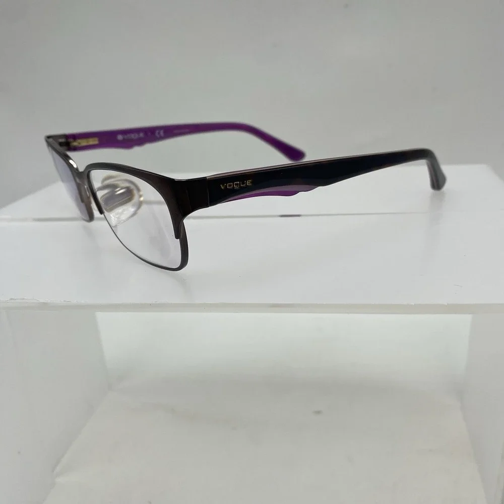 Vogue Eyeglasses FRAMES ONLY VO3918 Cat Eye 52-17-135 Black Purple 246
